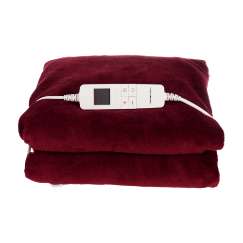 Elektrická vyhřívací deka MEDISA, vínová
