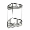 GEDY 2482-14 Smart kétszintes sarokpolc 20 x 32,5x 15,1 cm, fekete matt