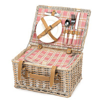 Piknikový koš pro 2 osoby světle hnědá, 37 x 27 x 22 cm Piknikový koš pro 2 osoby světle hnědá, 37 x 27 x 22 cm