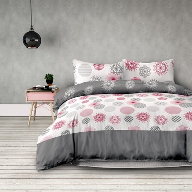 Restilo Pościel flanelowa Flakes, 200 x 220 cm, 2 szt. 70 x 90 cm