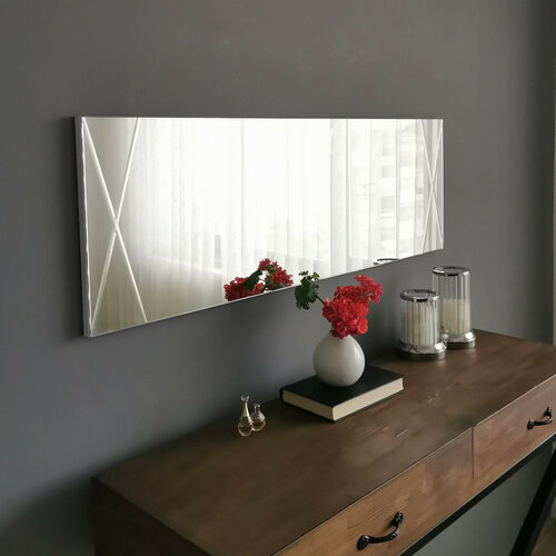Zrcadlo Silver 35 x 105 cm
