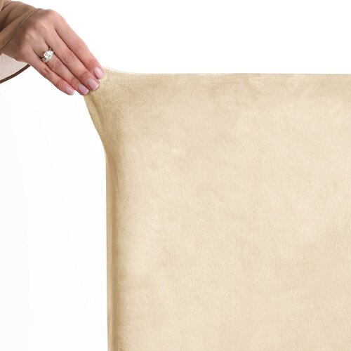 Restilo Napinac za stol Sento svetlo bež, 48 x 48x 58 + 10 cm, komplet 6 kosov