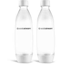 Sticlă Sodastream Fuse White 2x 1 l, lavabilă înmașina de spălat vase