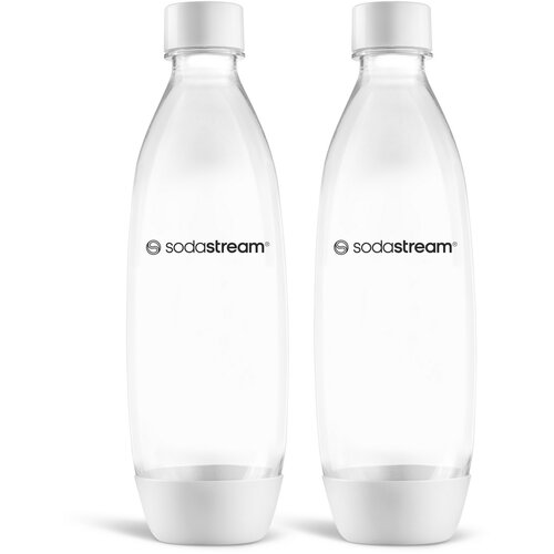 Запобіжник для пляшок Sodastream білий 2х1 л, можна мити в посудомийній машині