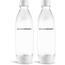 Sticlă Sodastream Fuse White 2x 1 l, lavabilă înmașina de spălat vase