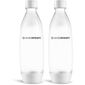 Sodastream Пляшка Fuse White 2х1 л, можна мити в посудомийній машині