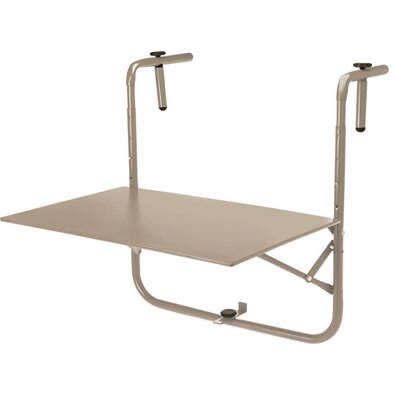 Składany stolik balkonowy 60 x 40 cm, taupe