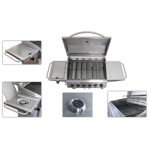 Cattara 99BB006 Gasgrill Manhattan, 161 x 161 x 51 cm