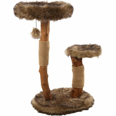 Flamingo Škrabadlo pro kočky BETULA 2, hnědá, 86 cm