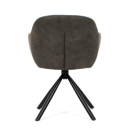 Zestaw krzeseł obiadowych z mechanizmem powrotnymDCH-Y1143 BLUE2, 2 szt.