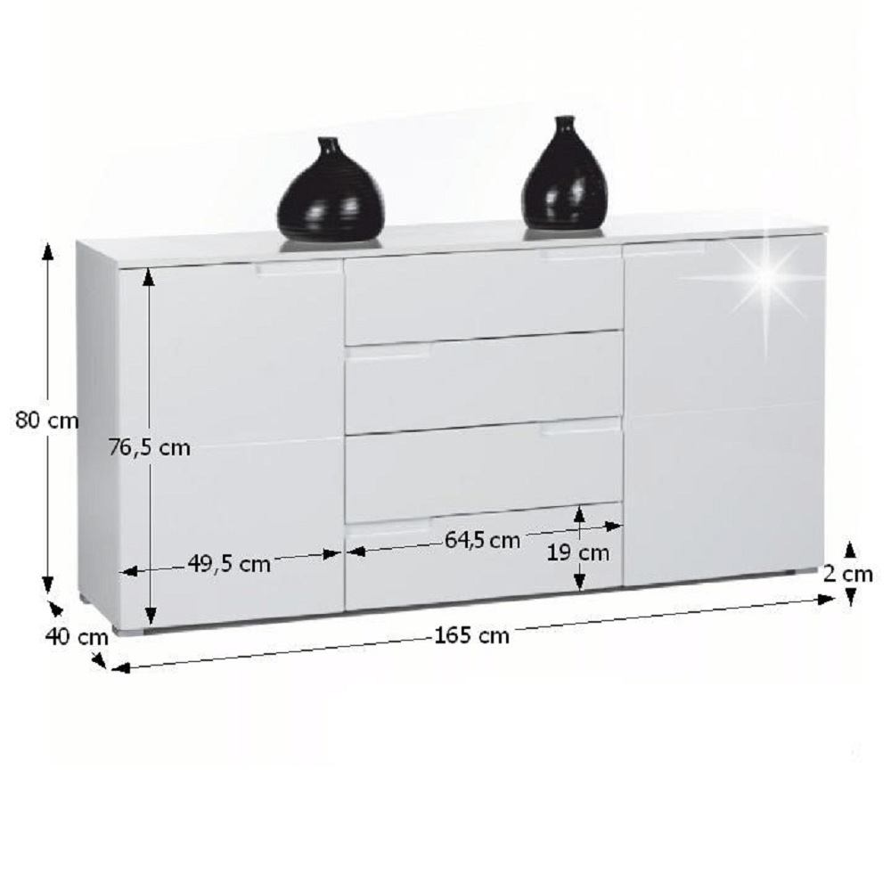 Skř&iacute;ňka SPICE, leskl&aacute; b&iacute;l&aacute;