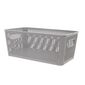 Coș de plastic stivuibil Orion NESTA, 29 x 16,5 x11,5 cm, gri