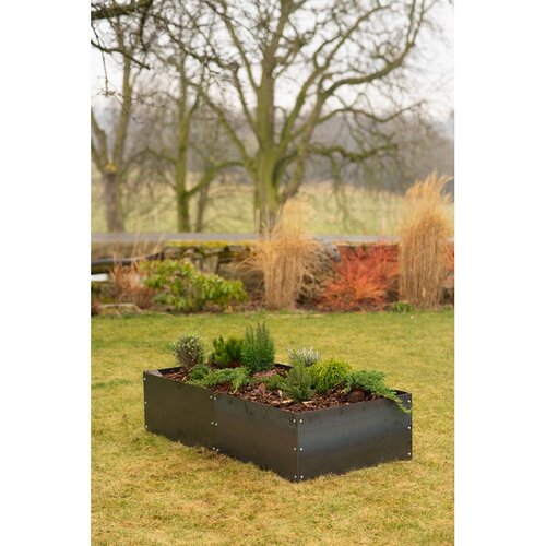 Alto Podwyższona grządka 74 x 148 x 36 cm, cortenCORGARDEN 1012