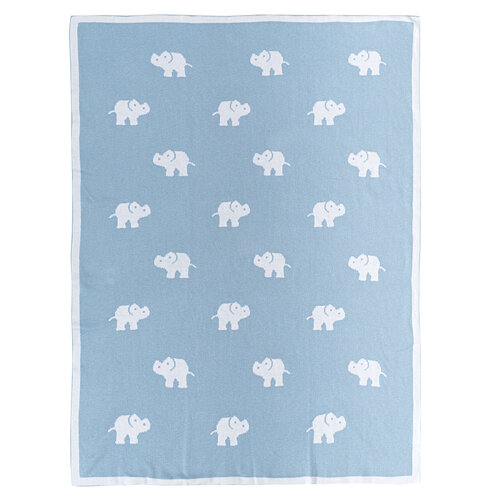 Pătură 4Home Elefanți, pentru copii, bumbac, 70 x 90 cm