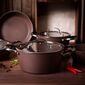 Valdinox Kasserolle mit Deckel Stripes 24 cm, 4,0 l