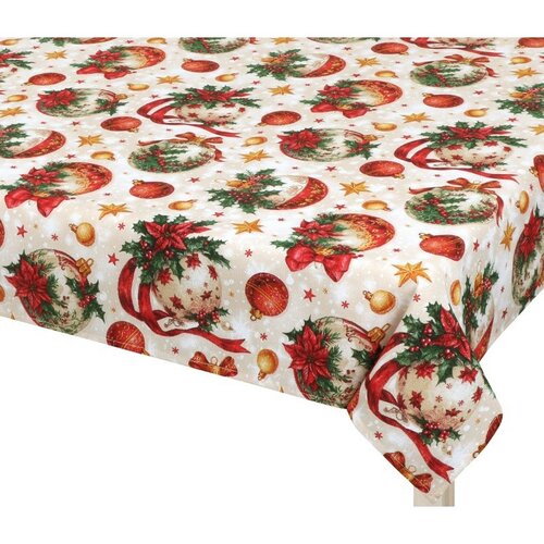 Bellatex Tischdecke Weihnachtsschmuck, 100 x 100 cm