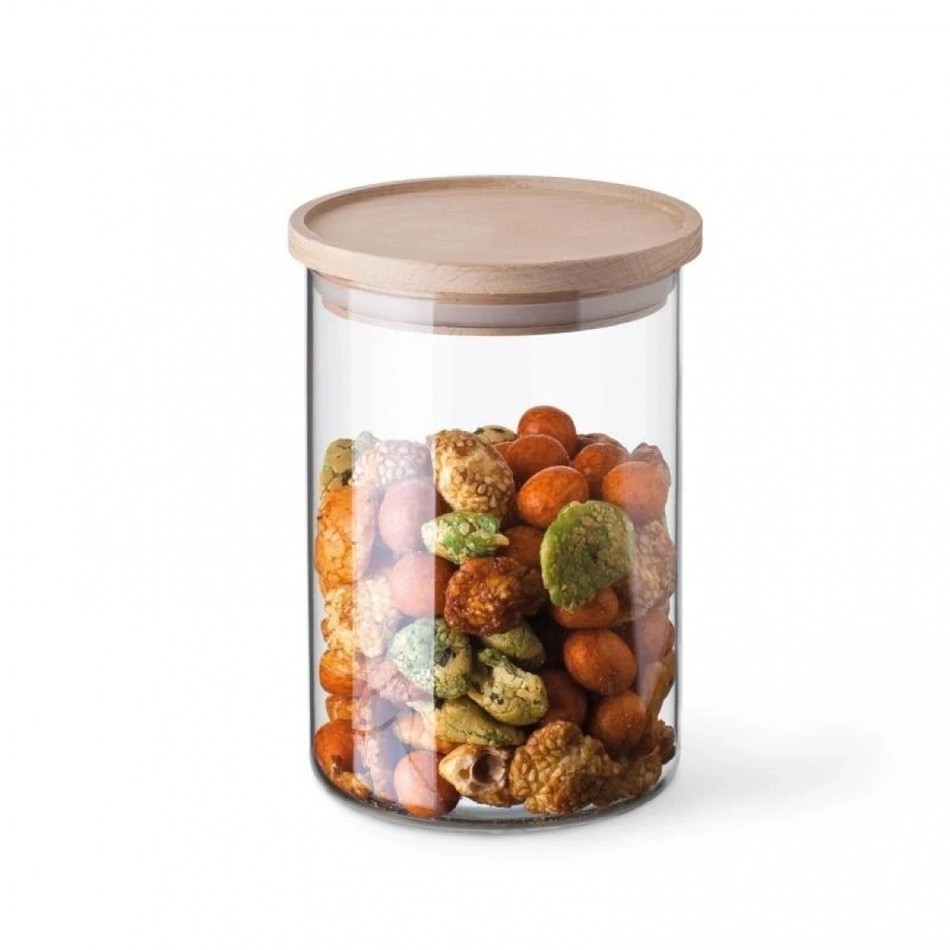 Simax 5152 üvegedény fafedéllel , 0,8 l termék 2. képe