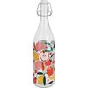 Steklena steklenica z zapiralko Fruit, 1 l