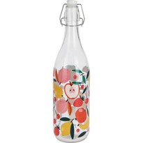 Glasflasche mit Bügelverschluss Fruit, 1 l
