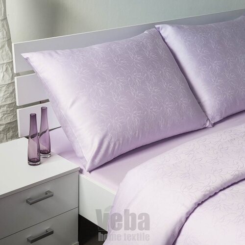 Veba Lenjerie de pat din damasc Geon Lalele, violet, 140 x 200 cm, 70 x 90 cm