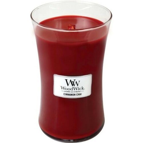 Woodwick Vonná svíčka váza velká Cinnamon Chai, 609 g