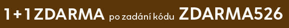 1 + 1 ZDARMA po zadání kódu ZDARMA526