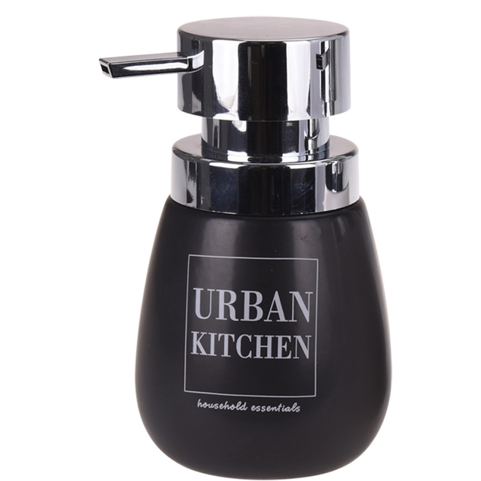 Dávkovač na tekuté mýdlo Urban kitchen, černá