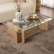 Stolik konferencyjny Flavio Honey Oak