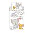 Dětské bavlněné povlečení do postýlky Tom & Jerry TJ050, 100 x 135 cm, 40 x 60 cm