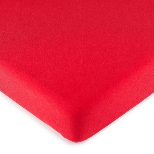 4Home Jersey Bettlaken Rot, 160 x 200 cm