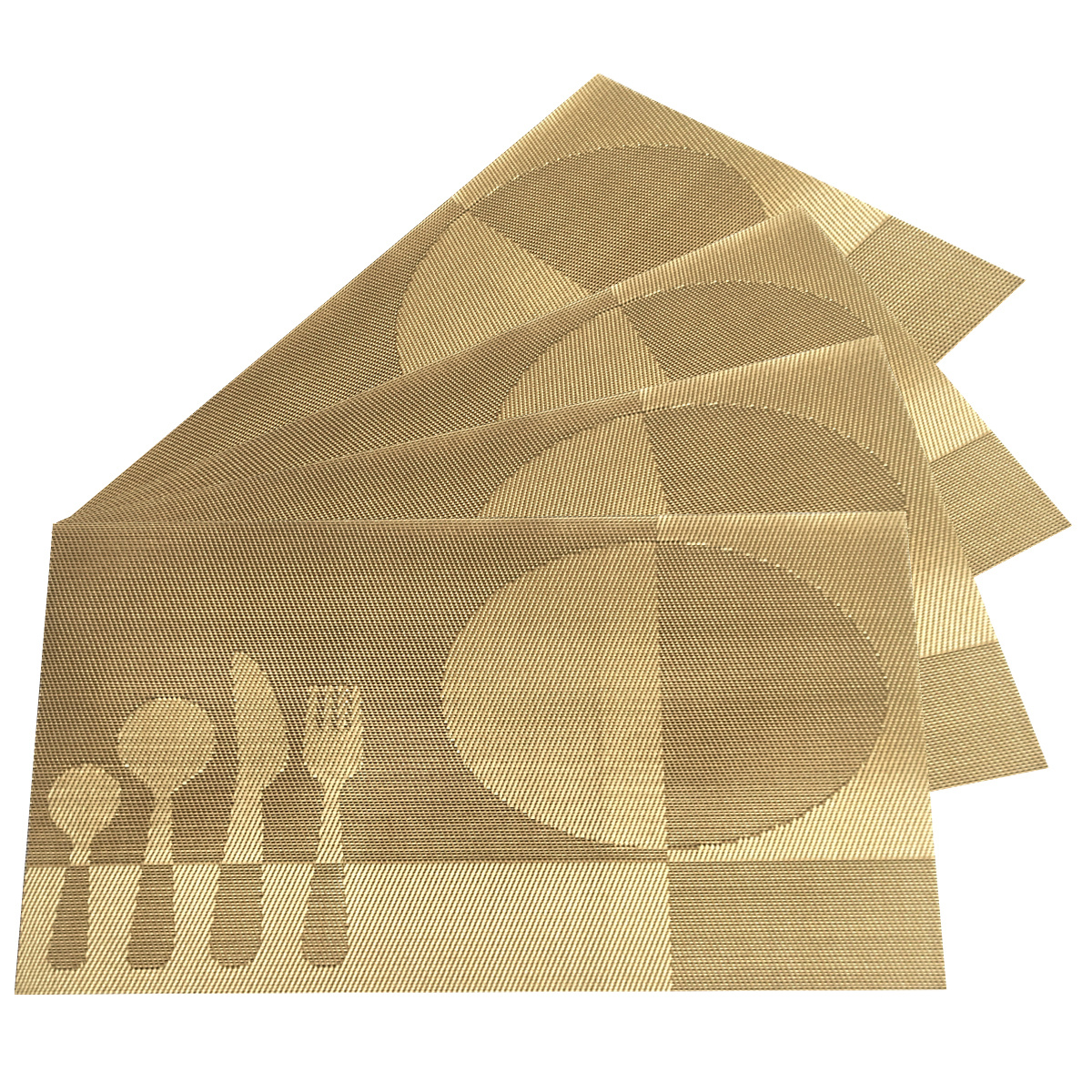 Suport farfurie Food ocru, 30 x 45 cm, set 4 buc.