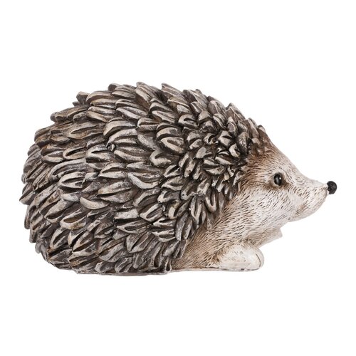 Dekoracja ogrodowa Jeż, 16 x 10 x 9 cm, polyresin