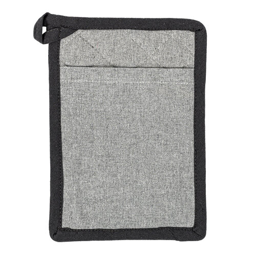Potholder and trivet Heda grey, set of 2