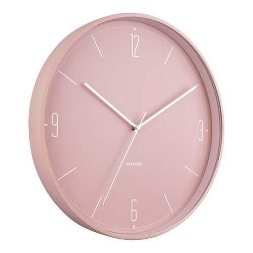 Karlsson 5735PI stylowy zegar ścienny, śr. 40 cm