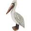 Decorațiune de grădină Pelican, 20,5 x 29 x 10,5 cm, poliresin