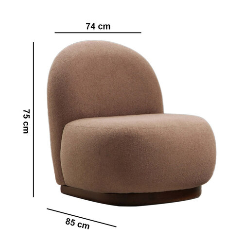 Polstersessel Tina Cappuccino