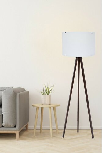 Stojací lampa Tripod White Walnut 128
