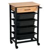 Kesper 25532 Cărucior de bucătărie cu blat de lucru, 85 x 47 x 37 cm