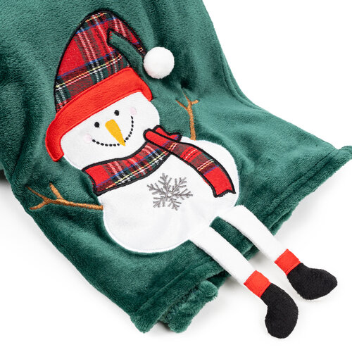 4Home Snowman karácsonyi takaró, 150 x 200 cm
