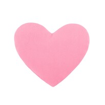 Bellatex Фігурна подушка Серце рожева, 23 x 25 см