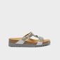 Papuci Scholl New Bogotà Wedge argint, mărimea 41