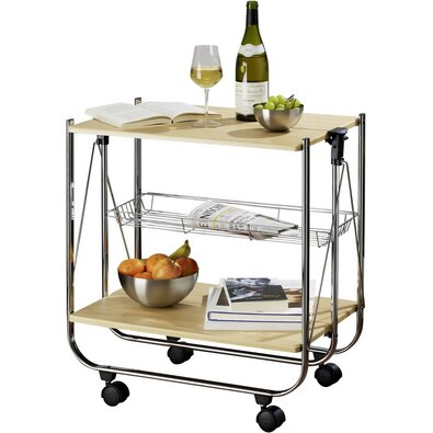 Wenko Składany wózek do serwowania Dinett Deluxe,68 × 41 × 70 cm