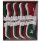Adventní kalendář girlanda Vánoční ponožky, 220 cm