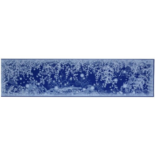 Okenní fólie Zasněžené větvičky, 64 x 15 cm