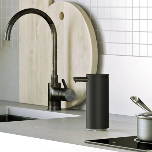 Dozator de săpun fără atingere Simplehuman 266 ml,reîncărcabil, oțel negru mat