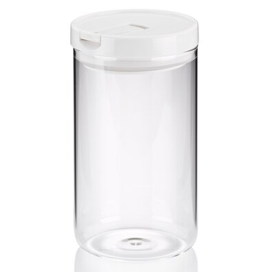 Kela ARIK Glasdose 1,2 l, weiß