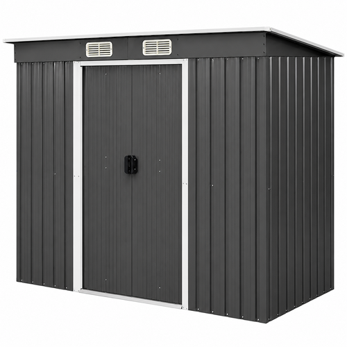 Avenberg Zahradní domek na nářadí 2,4 × 1,3 m SD-F1-0408, antracit