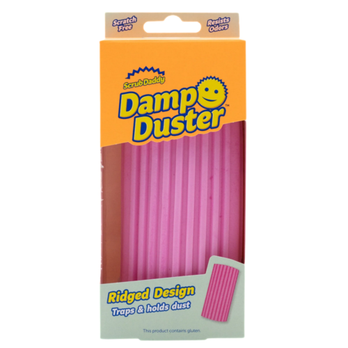 Scrub Daddy Houbička na utírání prachu Damp Duster, růžová