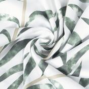 Matex Satin-Bettwäsche Tropisches Blattwerk, 140 x 200 cm, 70 x 90 cm