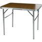 Bamboo összecsukható kempingasztal 2 az 1-ben, 75 x 25. /60 x 55 cm, alumínium és MDF